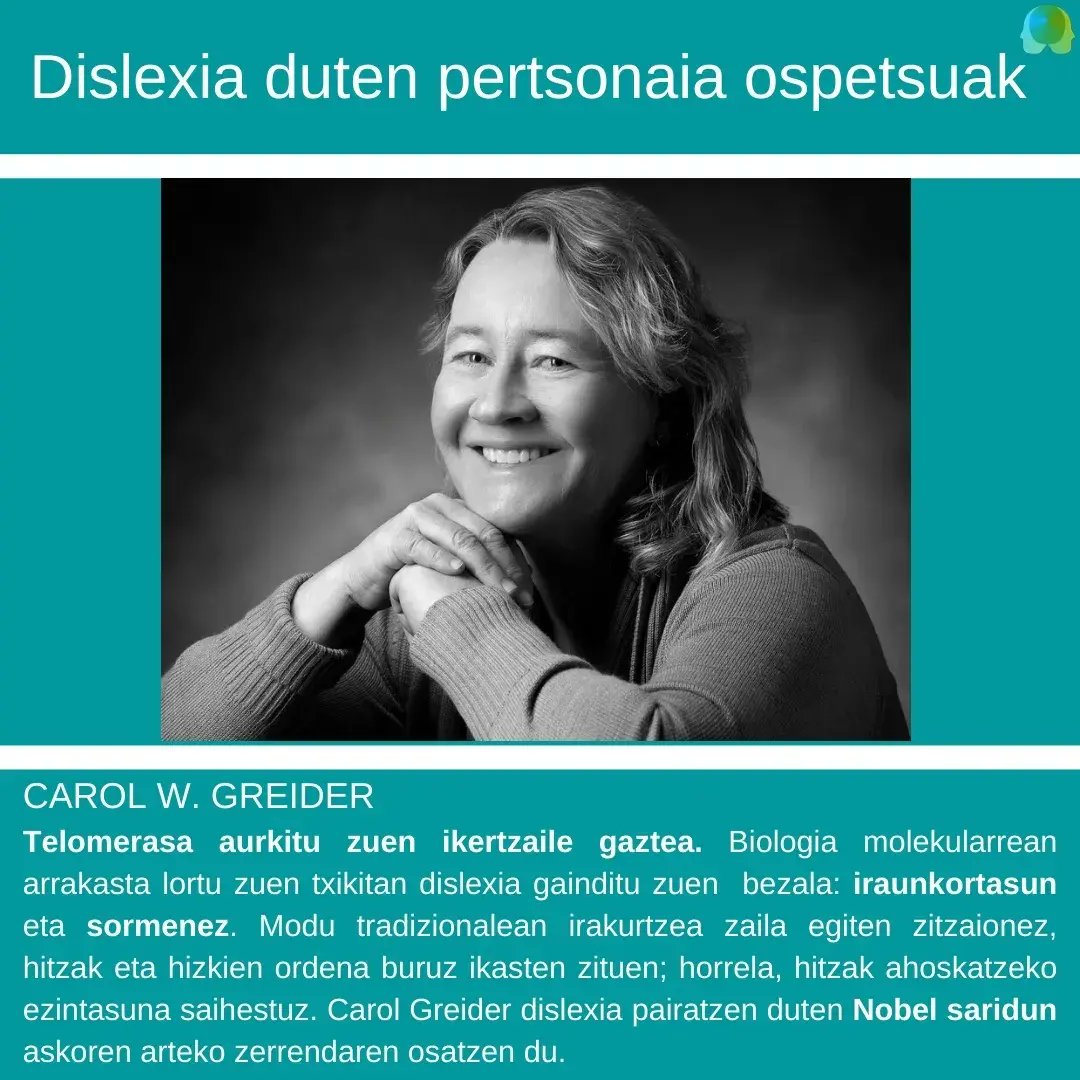 Azken finean, ikusi ahal izan dugunez, dislexiak edozein pertsona motari eragin diezaioke, haien estatusa, izaera edo lanbidea edozein dela ere.
<a href="/PDislexia/">Plataforma Dislexia</a>
<a href="/DeDislexia/">Asociación de Dislexia de Córdoba DISCÓRDOBA</a>
<a href="/DislexiaBu/">Dislexia Burgos</a>
<a href="/DislexiaGranada/">Dislexia Granada</a>
<a href="/DislexiaSevilla/">Dislexia Sevilla</a>
<a href="/DislexiaAragon/">ADA Dislexia Aragón</a>
<a href="/adixmur/">Adixmur</a>
@DislexiaMadrid
<a href="/Agadix/">AGADIX</a>
<a href="/TrencaD/">Trenca-dis</a>