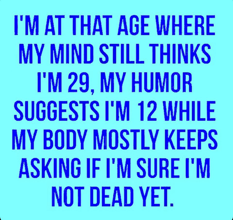 True Story!!! 🤣😂💙
🩵
🩵
🩵
#aginggracefully #middleage #funnyquotes #trotter #remedies