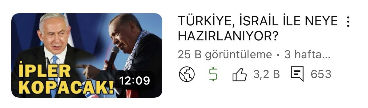Türkiye’nin İsrail ile tüm ilişkilerini koparacağını tam 3 hafta önce YouTube kanalımda söyledim…👇 youtu.be/VD7YUHkaUD8?si…