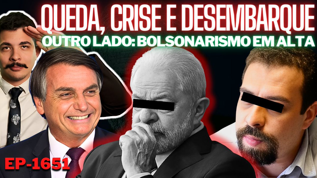 LULA em QUEDA: Petismo Vê DESEMBARQUE da Impresa e CRISE + Bolsonarismo em Seu MELHOR MOMENTO.
youtu.be/ZbeUvkRRpe0