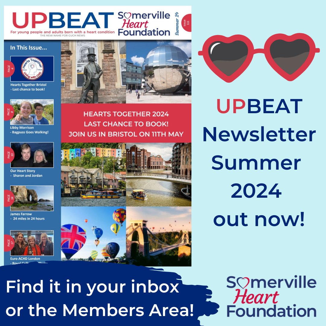 The summer issue of UPBEAT newsletter is out today! Friends will receive it by email so check your inbox or log into the Members Area to read it 😍 If you'd like to receive UPBEAT newsletter you can sign up here: sfhearts.org.uk/sign-up/