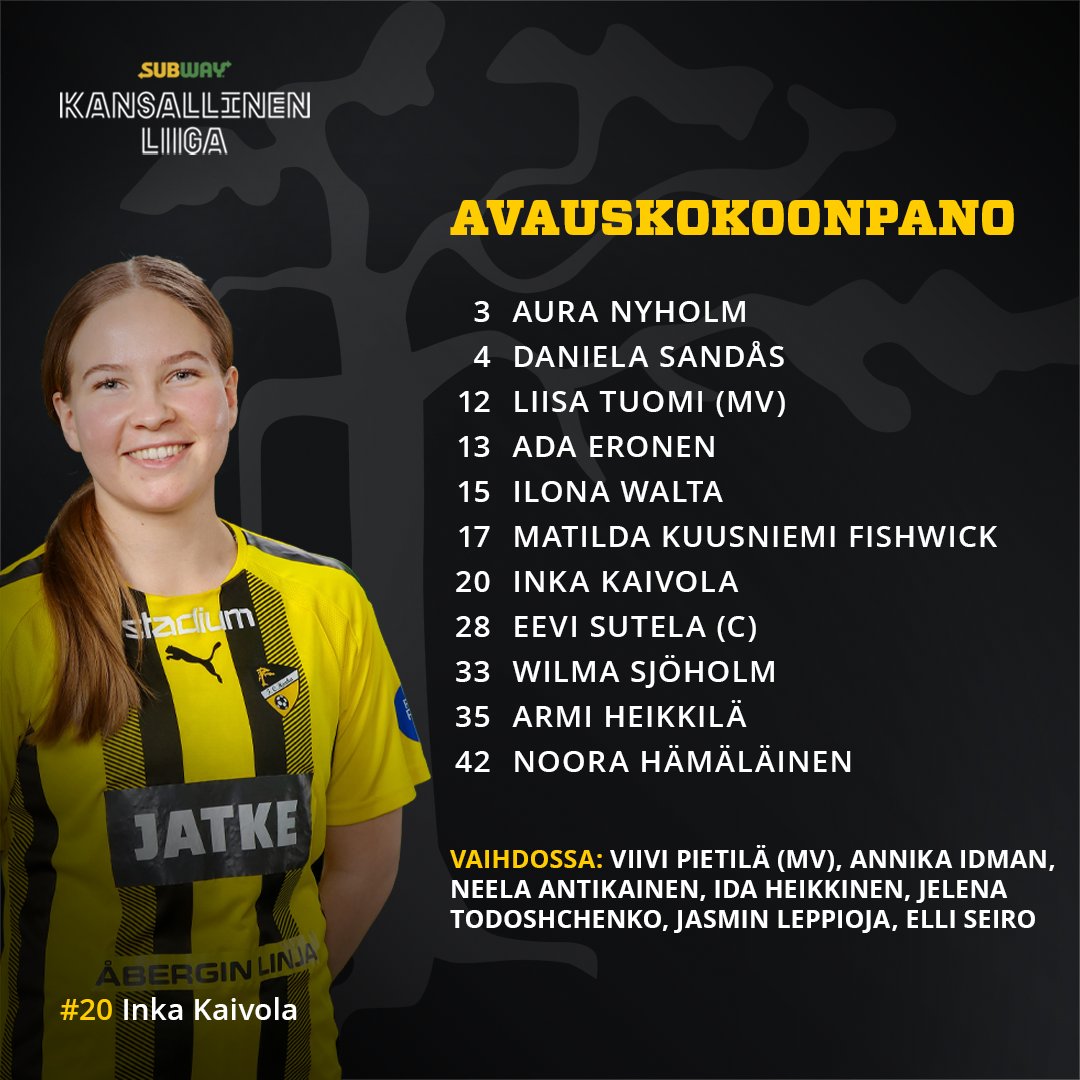 FC Honka tänään!  

Honka kohtaa JyPK:n Tapiolan urheilupuistossa klo 16.00! 

Liput! ➡️ fchonka.eventiolive.fi 

#MeOllaanHonka #KansallinenLiiga