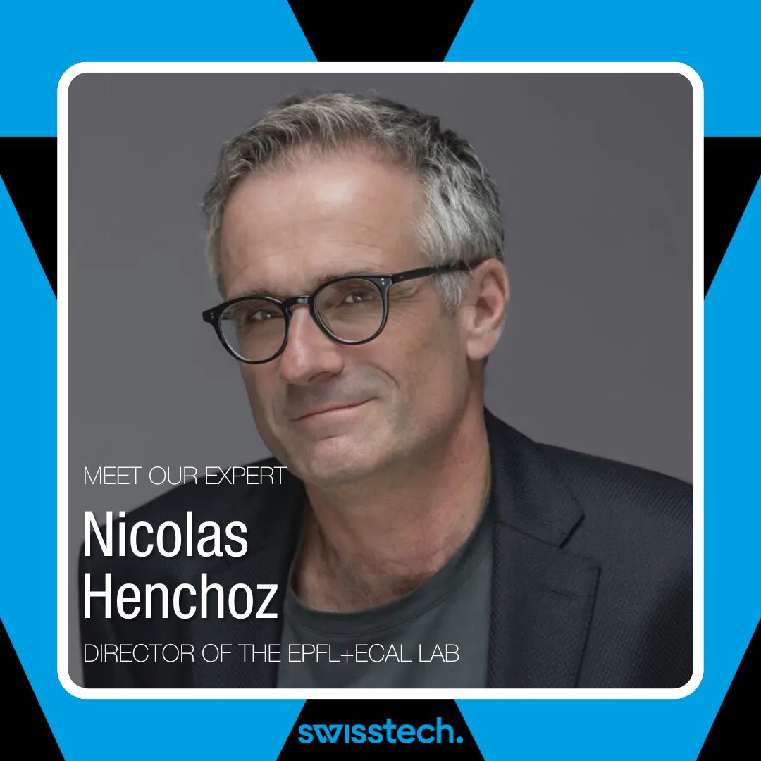 Introducing <a href="/nicolashenchoz/">Henchoz</a> , Director of <a href="/epflecallab/">EPFL+ECAL Lab</a> , pioneering research at the intersection of human perception and technology. From luxury to sustainability, his work drives innovation worldwide🌟More about our speaker: impactcee.com/impact/2024/sp…
#swisstech #Impact24