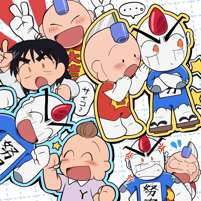 伸びてるけど特に宣伝する事が無いので最近描いたラキマンの絵でも見てってください…  アニメ配信…頼む…… 