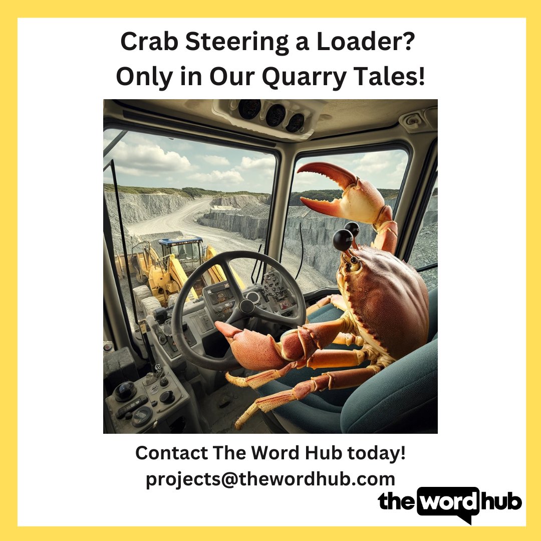Ever seen a crab at the wheel? 

In the world of #quarrying, 'crab steering' isn’t about crustaceans!  Misunderstandings can be as comical as crabs in the cab. Don’t let #technical  jargon knock you sideways - we always know which way to steer the conversation 🦀

#translation