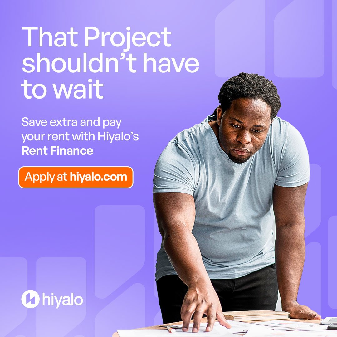 Save more, Do more when you apply for Hiyalo’s Rent Finance. Get up to N5,000,000 in Rent Finance today

Visit hiyalo.com to apply or click the LINK IN OUR BIO. 

#Loan #Finance #LowRates