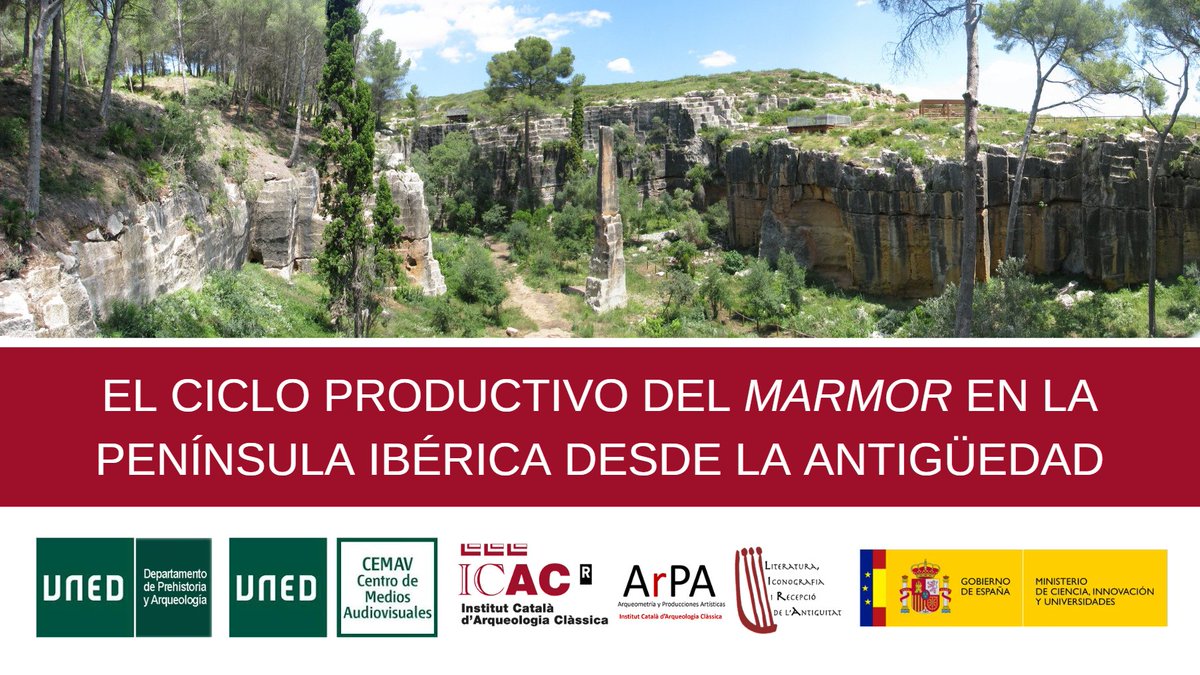 S’apropa @Tarraco_Viva 2024! 😋

El nostre equip hi participarà amb l’emissió d la sèrie documental “El ciclo productivo del marmor”
📅13 maig a les 19h
📍Serveis Territorials del Departament de Cultura a Tgn

Producció i realització: CEMAV @UNEDprehistoria / #ArPA_LIRA @ICAC_cat