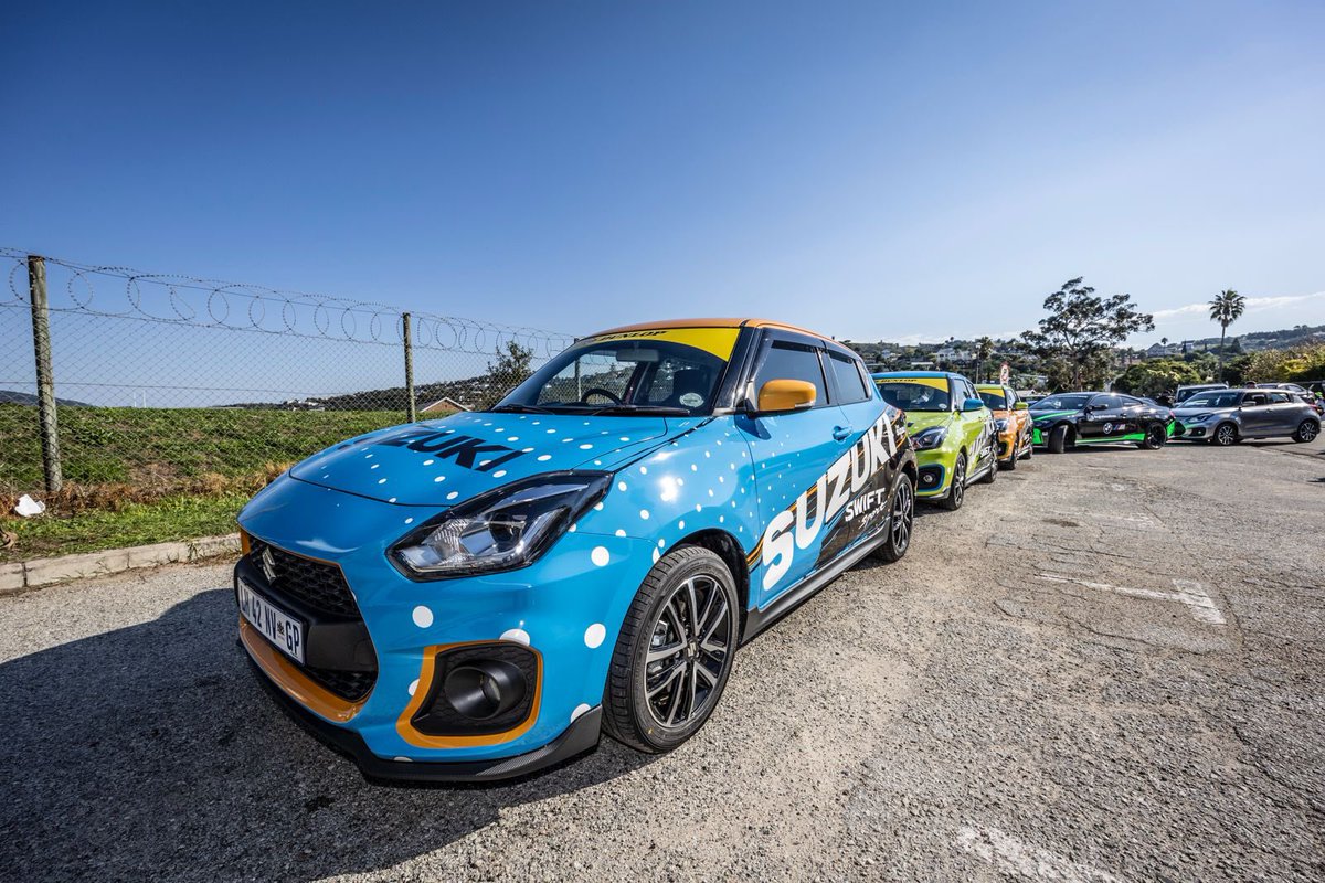 Green light for victory ✅! Our Suzuki Swift Sport clears scrutineering with flying colours – let the race begin! 🏁 #SuzukiSA #SimolaHillClimb #WhereToNext