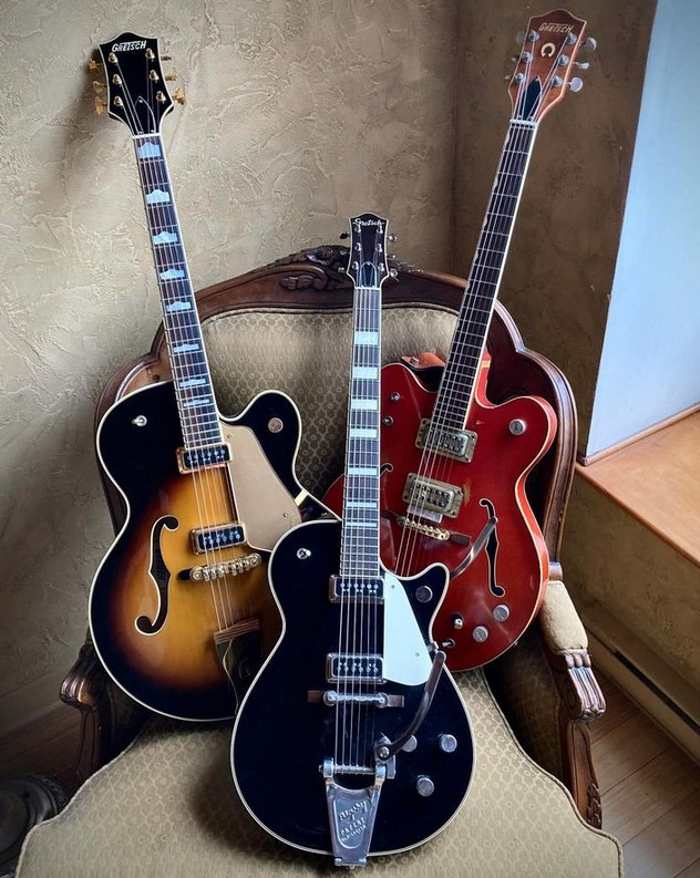 Three's definitely a charm! #Gretsch 📷: monochord71 IG