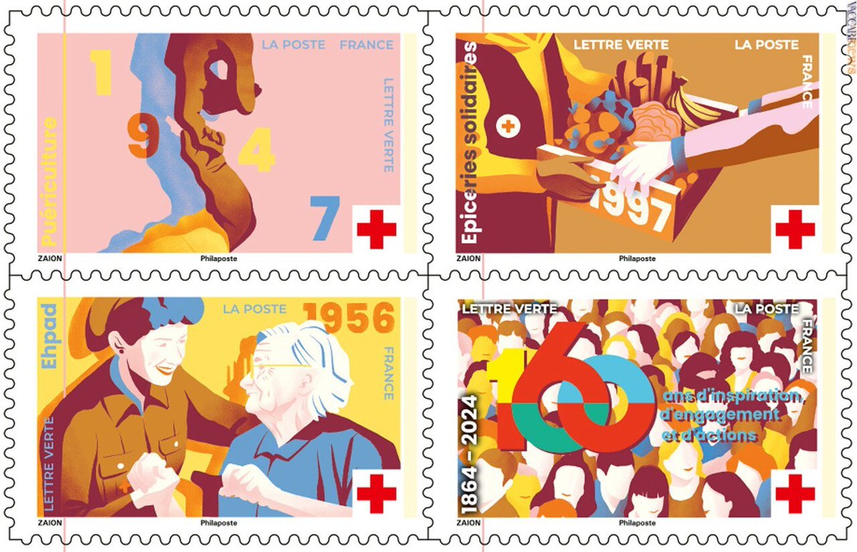 Dieci #francobolli della #Francia per la #Crocerossa nazionale, attiva da 160 anni: vaccarinews.it/twnews/tw_3641…