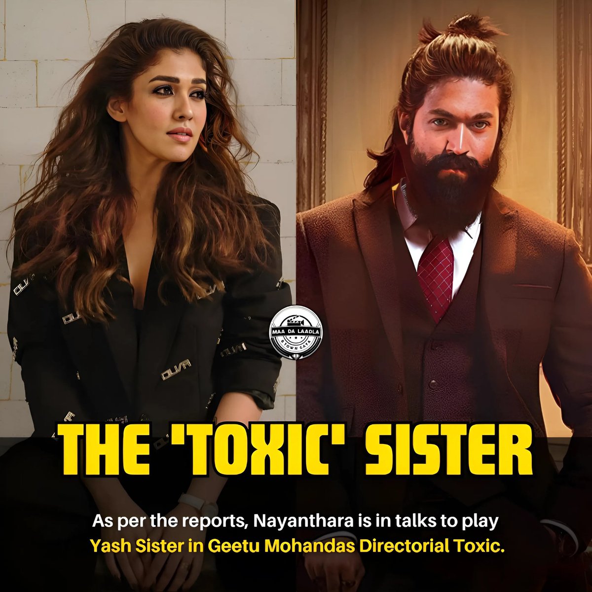 #Nayanthara to play #Yash Sister in #GeetuMohandas directorial #Toxic after #KareenaKapoorKhan backs out? 🔥🔥🔥

#KareenaKapoor #YashBOSS