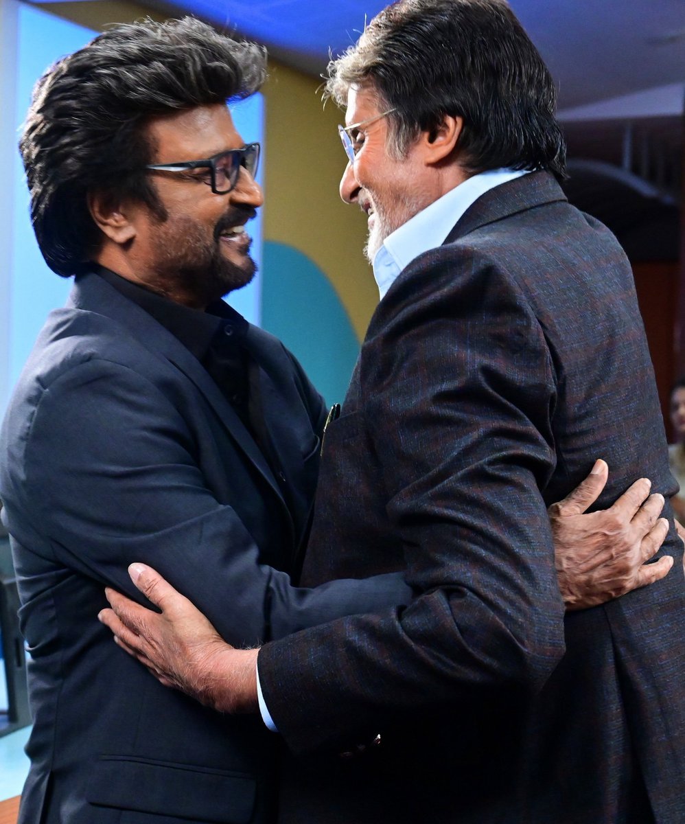 #Thalaivar & #amitabh ji in #Vettaiyan 
Just uber cool