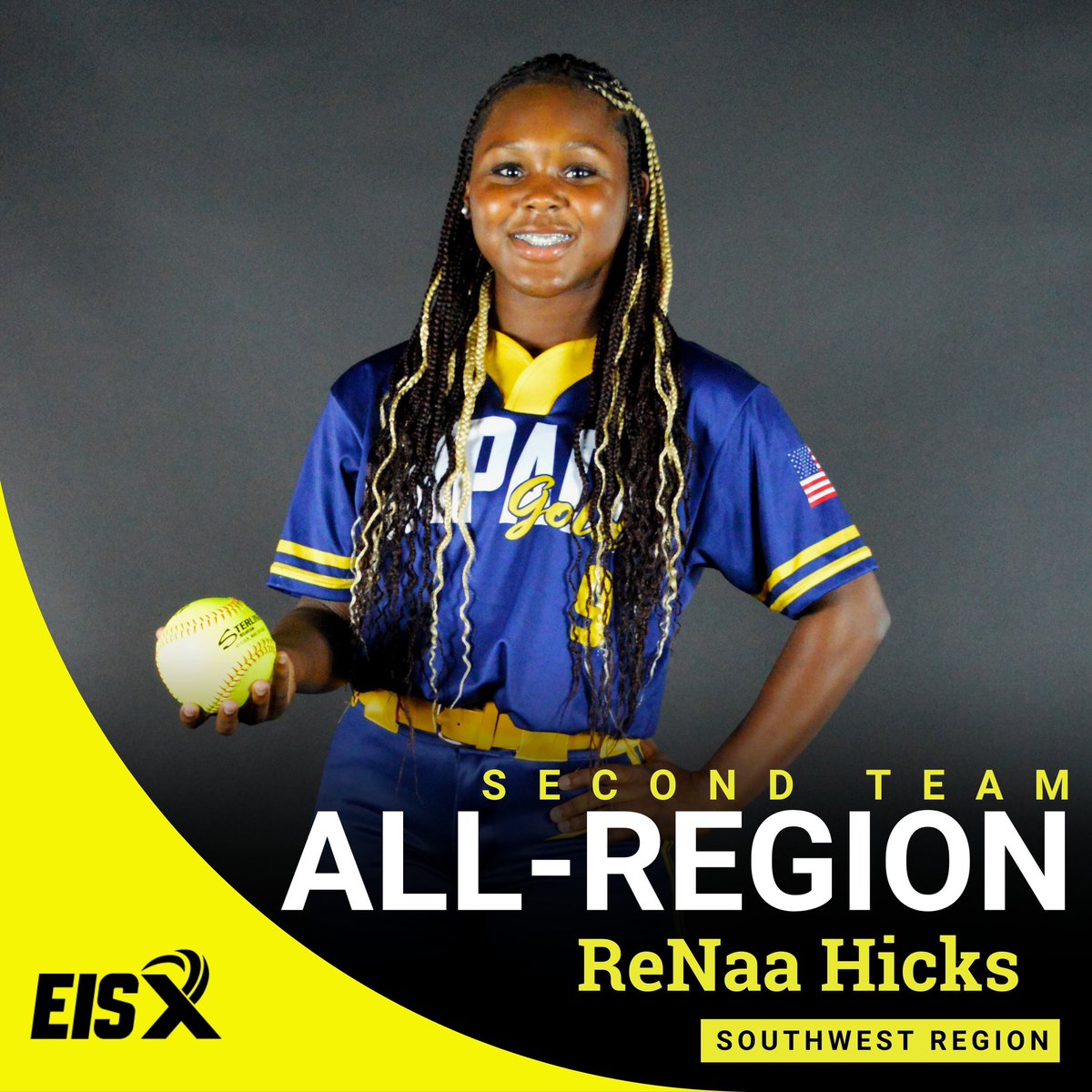 Thank you @ExtraInningSB 
for the recognition!!! I am extremely blessed to be apart of the Southwest region second team!!!
@ImpactGoldSoliz 
@jazzvesely @TopPreps 
@USSSA @SoftbalAmerica @SBRRetweets @CoastRecruits @D1Softball