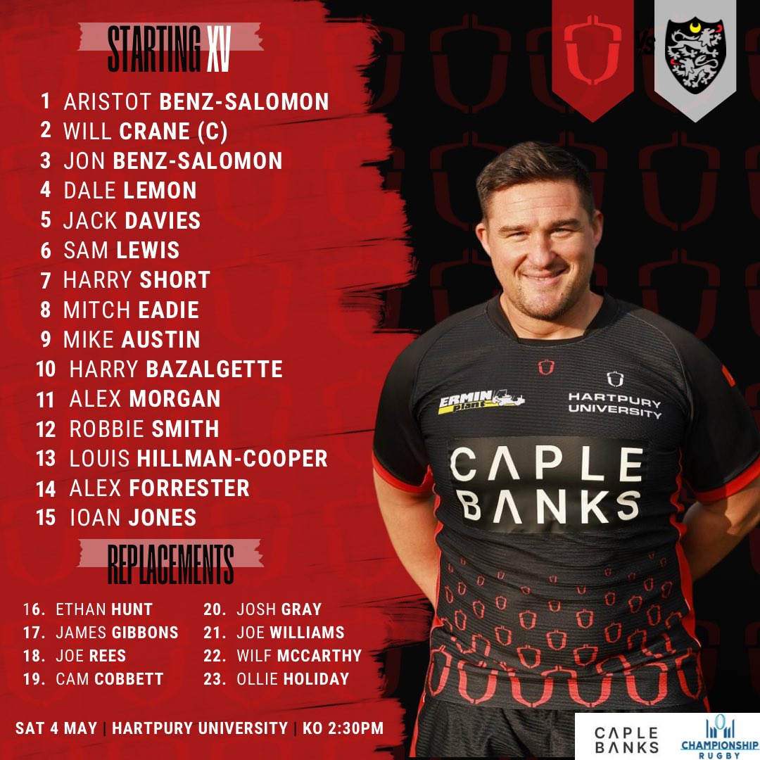 𝐍𝐞𝐱𝐭 𝐡𝐨𝐦𝐞 𝐠𝐚𝐦𝐞 🏠 🆚 @CaldyRFC 🗓️ Sat 4th May 📍 Hartpury University ⏰ 2:30PM 🎟️ Click the link in our bio or available on our website #Pury