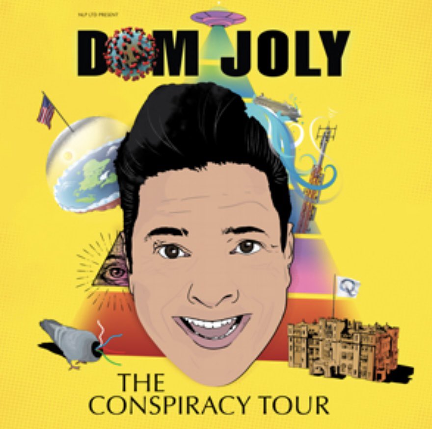 *ON SALE NOW* Dom Joly has been off travelling the globe again and he's now set to embark on a rather unique theatre tour, where Dom will be providing a hilarious, fascinating, and slightly anarchic guide to the wacky world of conspiracies! Tickets at: assemblyhalltheatre.co.uk/whats-on/dom-j…