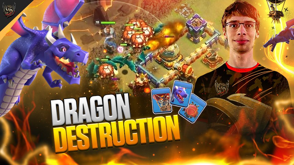 When root riders are banned, you see the pros use a wider array of attacks! In today's video, we watch as Simon destroys max town hall 16 bases with the good old dragons! Check it out ⬇️

📺 youtube.com/watch?v=PGEcN4…

#ClashOfClans | #ClashOn