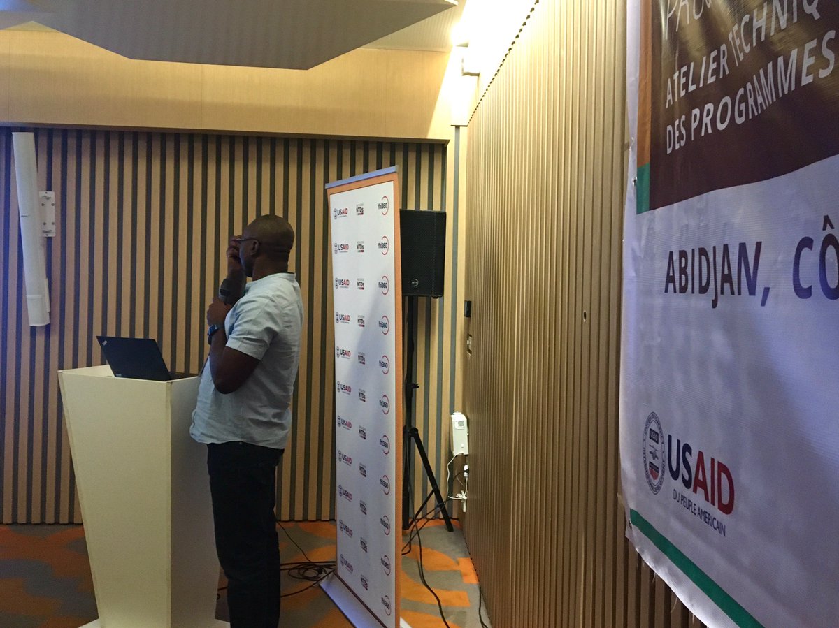 Cameroon’s 🇨🇲 Dr. Georges Nko Ayissi speaks about using the slash and clear method as an alternative treatment strategy against onchocerciasis. #BeatNTDs