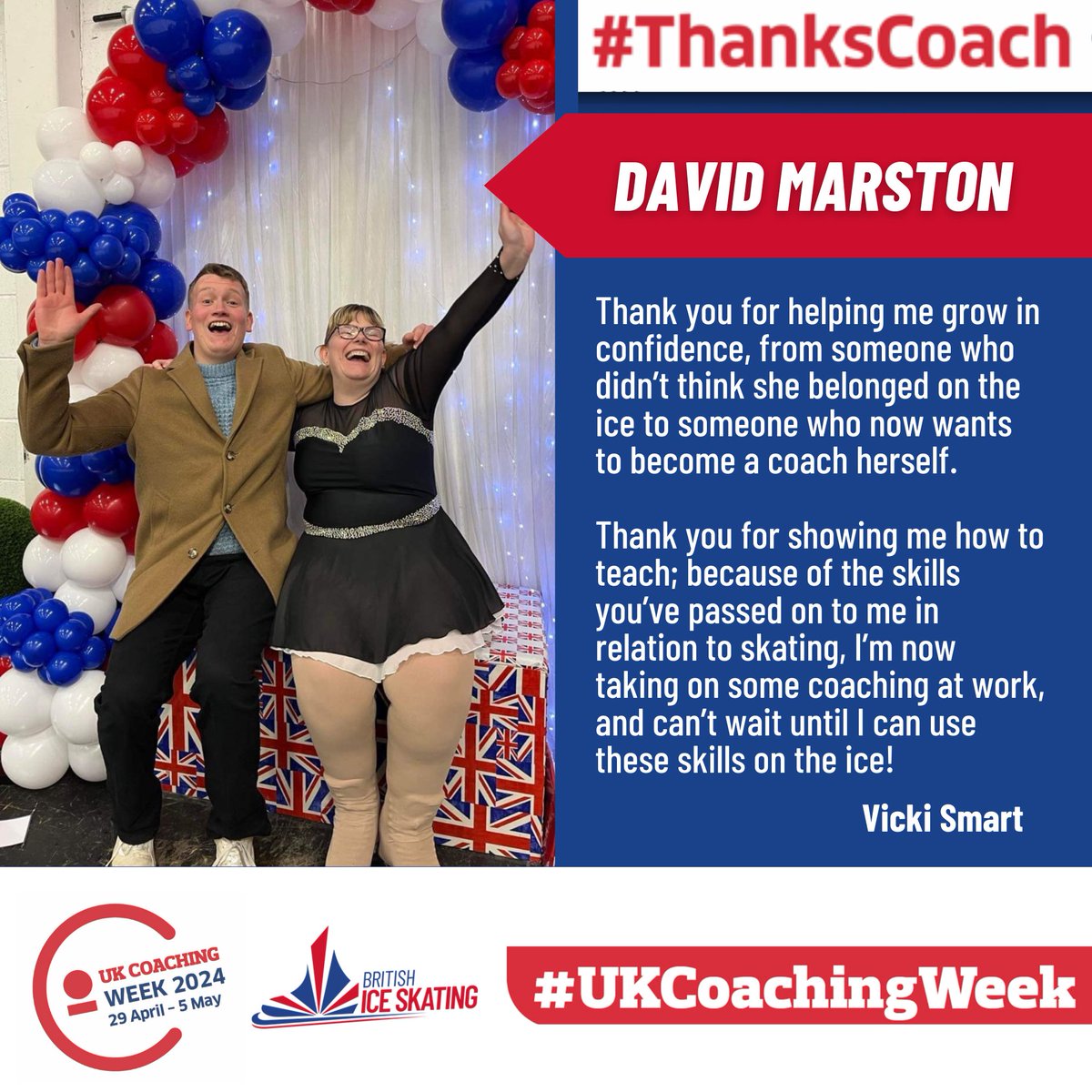Next up for #UKCoachingWeek let's hear it for David's inspiring coaching! 👏

#ThanksCoach #UKCoachingWeek #CoachingHeroes #MakingADifference #HolisticCoaching
