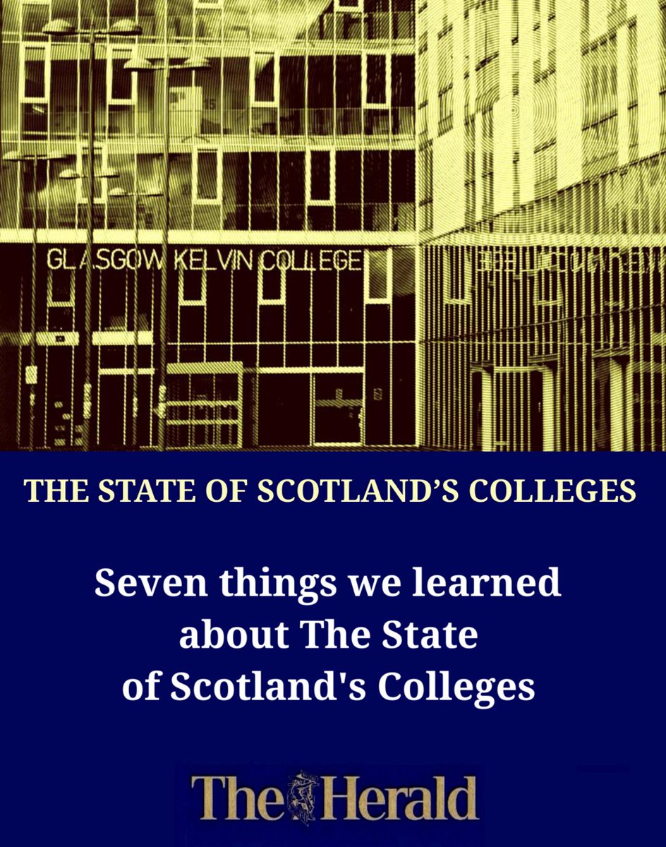 As our special series on The State of Scotland's Colleges draws to a close, education writers James McEnaney and Garrett Stell reflect on the main lessons they have learned about the sector heraldscotland.com/news/24294891.… @MrMcEnaney @stell_garrett