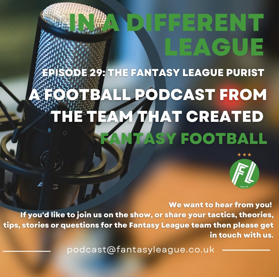 🚨Episode 29 is out! #InADifferentLeague 🚨 What is it that makes Fantasy League stand out against @OfficialFPL ? 👍 @jessyjph and @cjpeilow are joined by a master of Fantasy Football across both games, Gareth Butler (aka '@ffsclouseau ') 🏆 #fpl open.spotify.com/episode/27R7RZ…