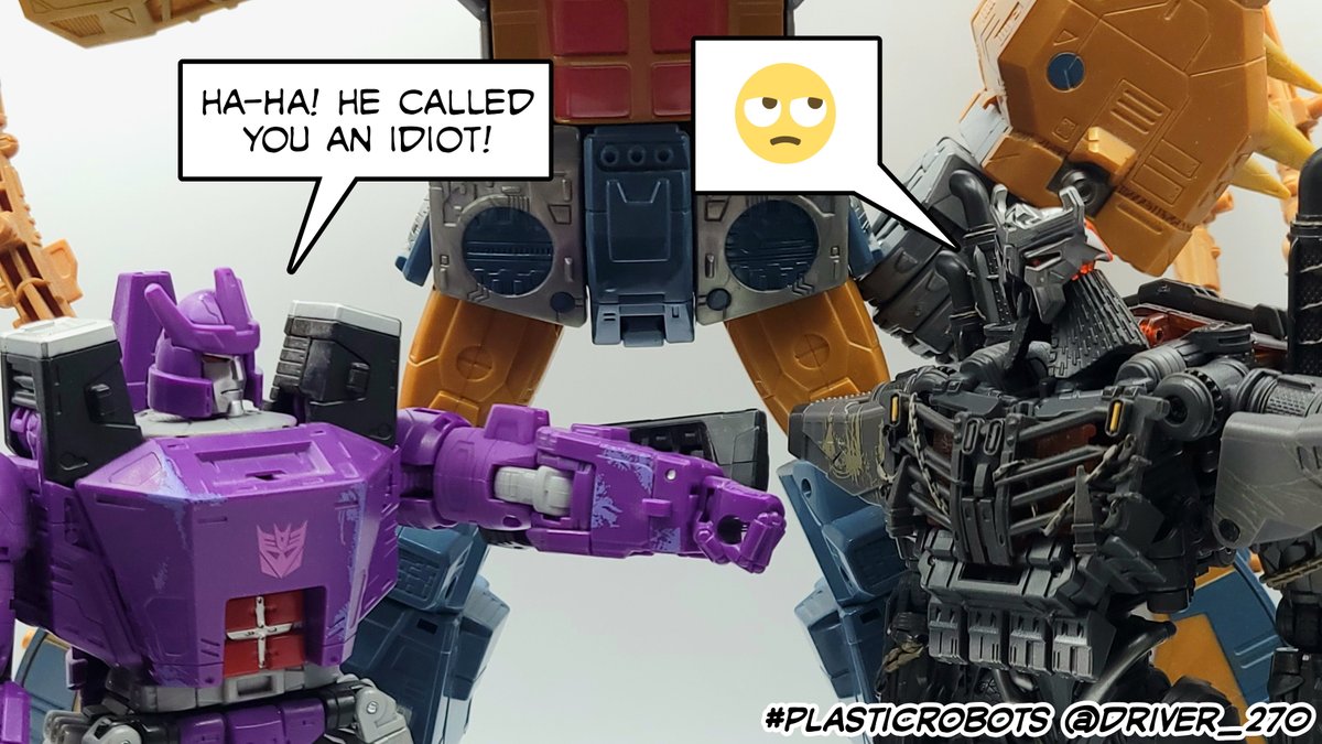 Too Insane To Insult Properly

#PlasticRobots #Transformers #RiseOfTheBeasts #Maccadam
