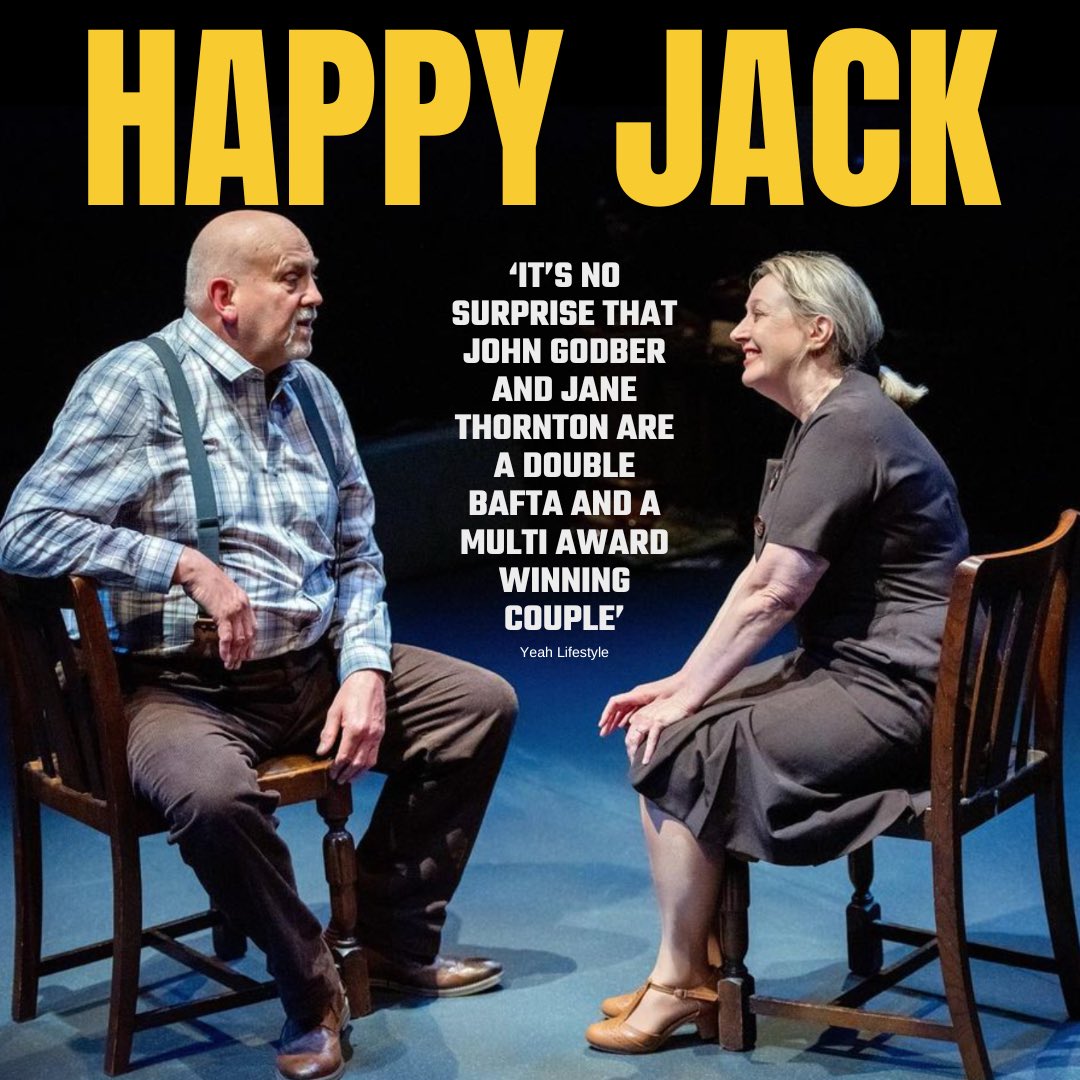📣Not long now until John & Jane take to the stage together once again in the award-winning ‘Happy Jack’ ⛏️ @HullTruck 12th - 15th June @castindoncaster 19th - 22nd June @HGtheatre 27th - 29th June @trwakefield 1st - 3rd July 🔗BOOK NOW ➡️ thejohngodbercompany.co.uk/happy-jack