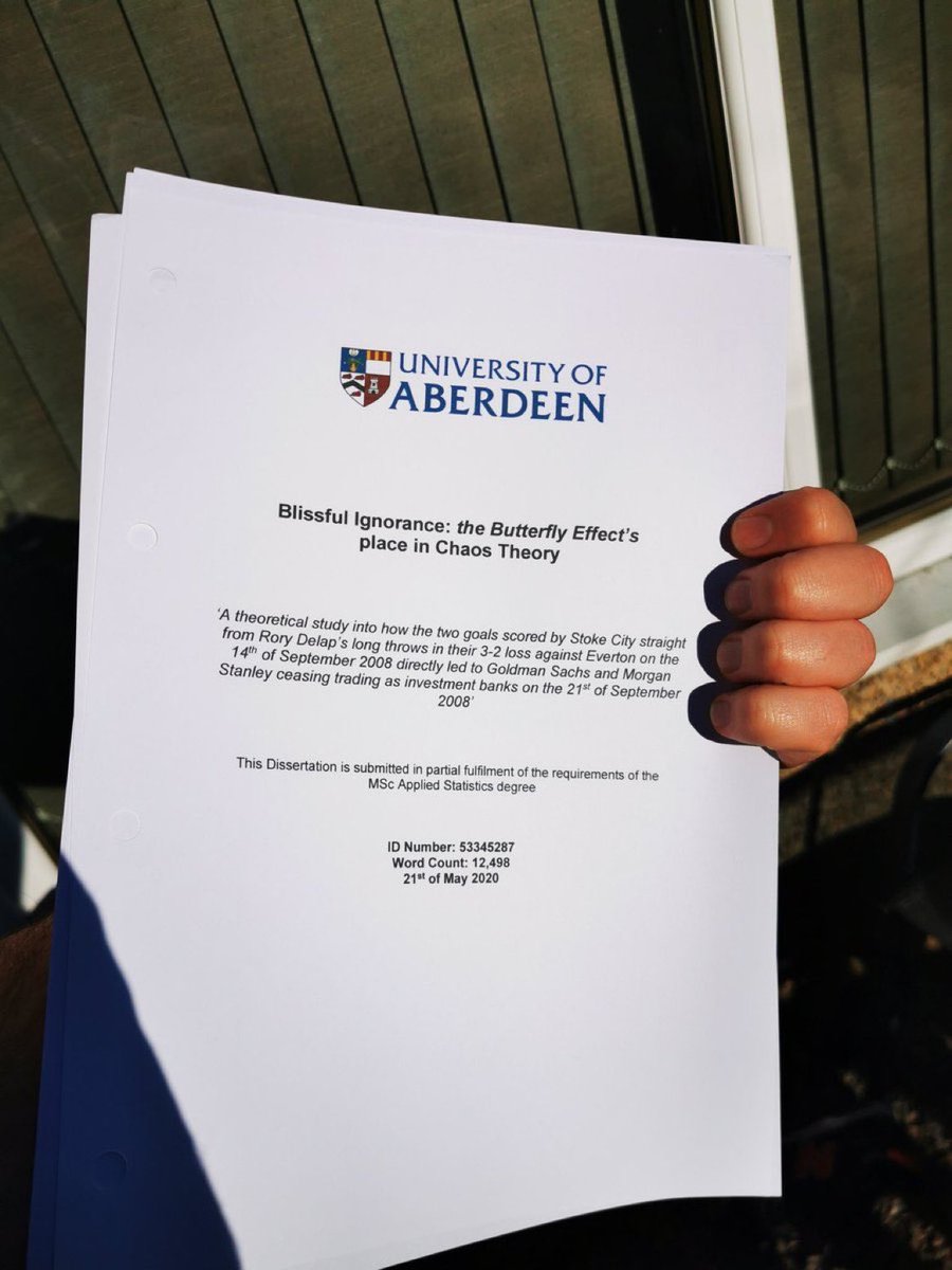 Take note university students… This will forever be the greatest dissertation ever made.