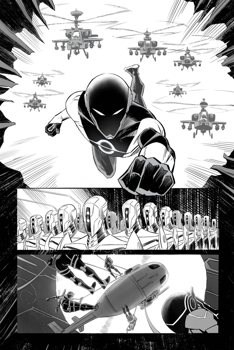 Issue 29 1 and 1.5 almost done. Here are some pages of issue 28 of the Catalyst War, the mega event of @radiantblk !