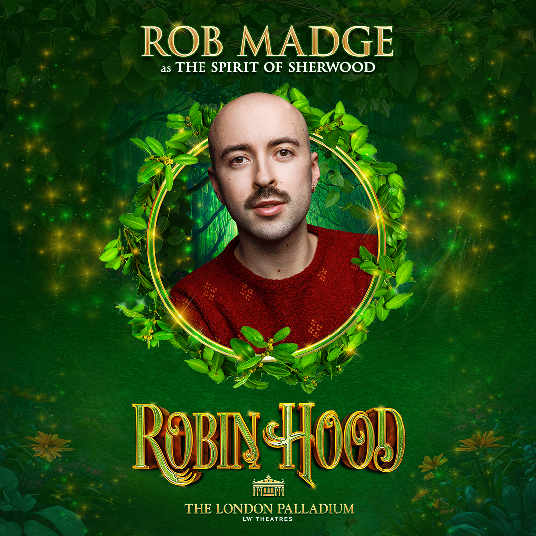 Back for a third year in the Palladium panto, @Rob_Madge_02 returns as The Spirit of Sherwood in Robin Hood✨ Have you secured your tickets? It Sher-would be a shame to miss it👀 📍 @LondonPalladium 📅 Sat 7 Dec '24 - Sun 12 Jan '25 🎟️ palladiumpantomime.com