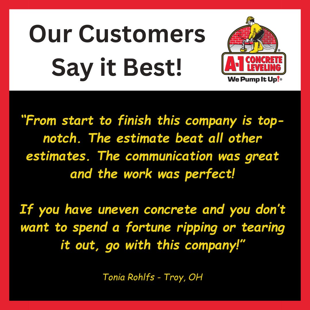 We absolutely adore our customers! 💖✨ We go above and beyond to guarantee their ultimate satisfaction with our work! #CustomerSatisfaction #GoingTheExtraMile

a1concretedayton.com
937-832-1291