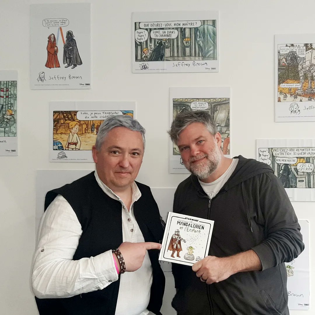 Bobafeet75's tweet photo. @GenStarWars avec @jeffreybrownrq
@HUGINNMUNINNOFF #TheMandalorian #BD #StarWars #JeffreyBrown #huginnandmuninn
#GenSW2024 #GenSW https://t.co/o3m7GCd2g0