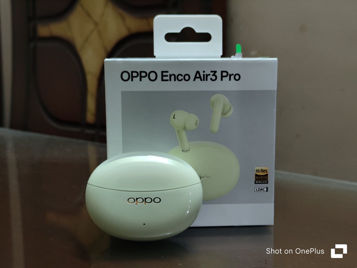 Made a major purchase after a loooong time.

Snagged the OPPO Enco Air3 Pro in the ongoing sale 🎧🛍️