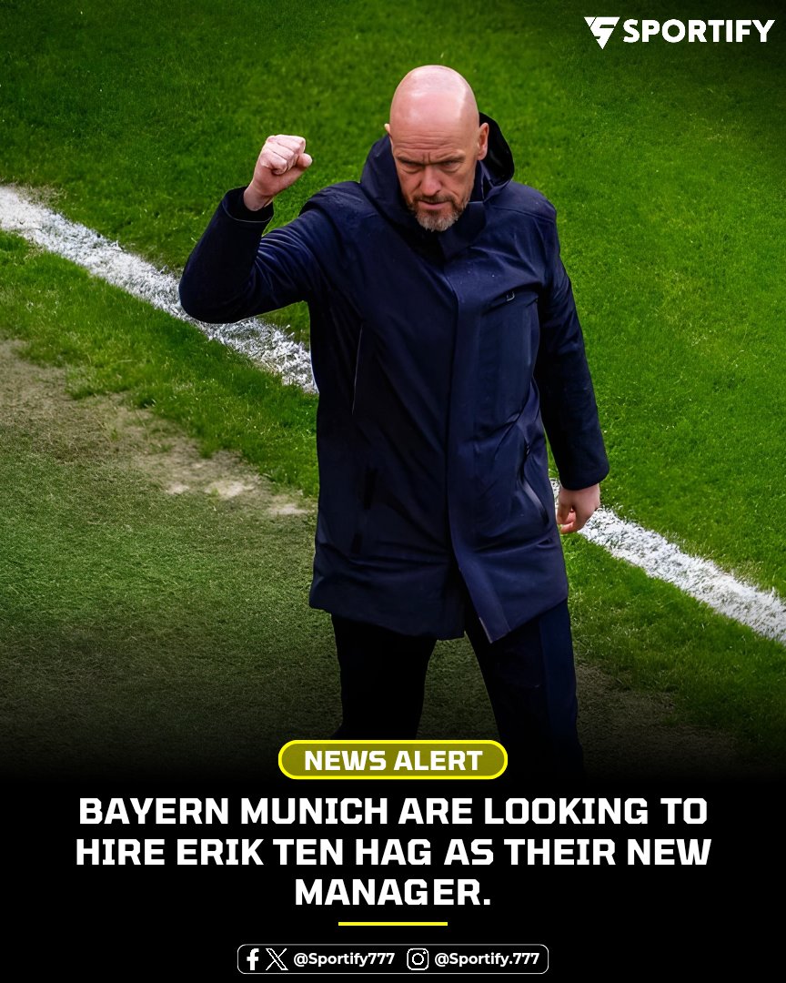 BAYERN MUNICH'S NEXT CHAPTER? 📚🔴

Erik ten Hag on the radar to take the reins! 🤔

Can the Dutch mastermind lead the Bavarians to glory? 🏆

A new era beckons! Share your thoughts! 

#Sportify #SportsNews #TenHagToBayern #BayernMunich #NewManager #ErikTenHag #Football