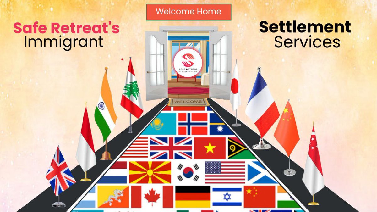 New to the country? Our settlement services help you feel at
home. #ImmigrantSupport #SettlementServices
#SafeRetreat