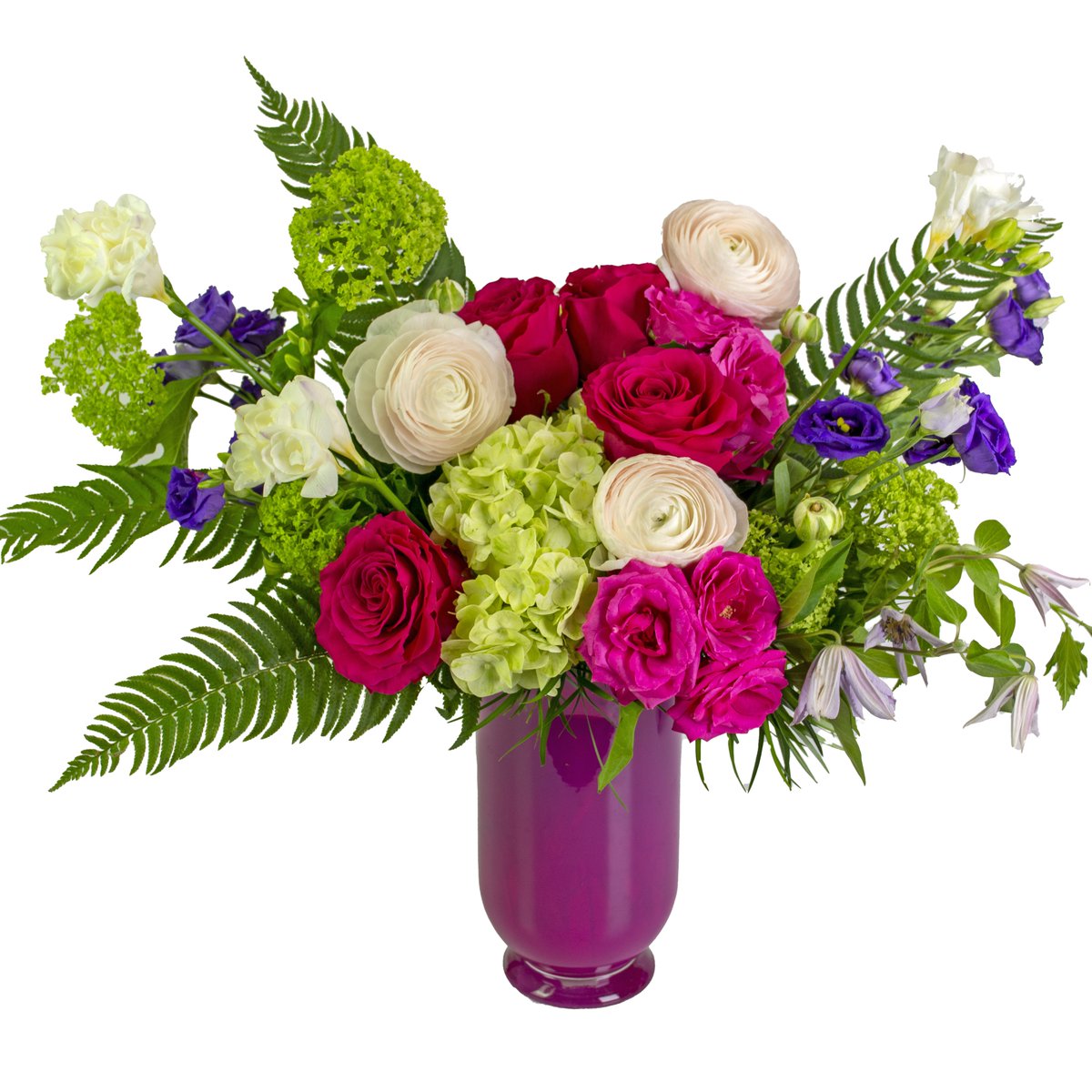 Countdown to Mother's Day continues... The Lavish Splendor Bouquet features ranunculus, freesia + hydrangea in pinks, purple + white in a tall pink Polish glass vase. Order today: karinsflorist.com/.../lavish-spl… Don't forget Teacher + Nurse Appreciation Weeks next week too! #MothersDay