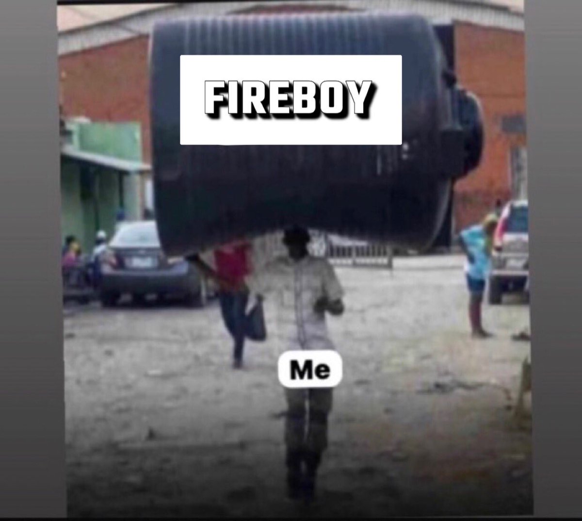 Na me be this. FIREBOY, e get why fire dey your name 🔥