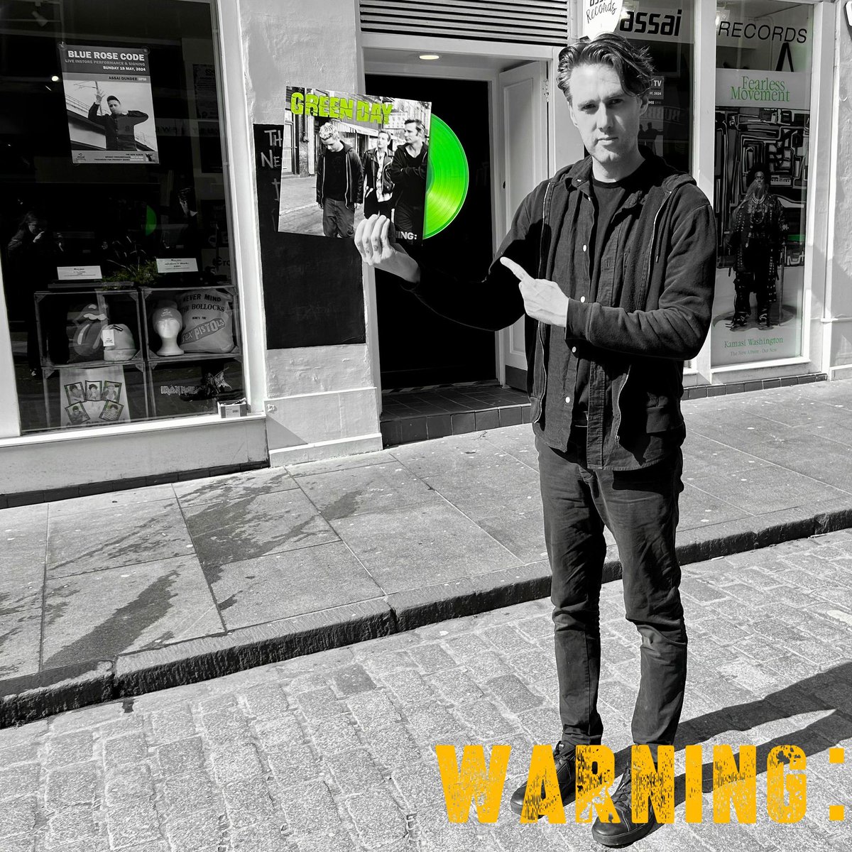 * GREEN DAY WARNING REISSUE! * Oh yes! This LONG overdue @GreenDay reissue landed today, coming on Fluorescent Green vinyl! #Warning used to soundtrack this guys marathon LMA Manager sessions when he was 14. Rammed full of absolute TUNES! 👉tinyurl.com/WarningAssai #GreenDay