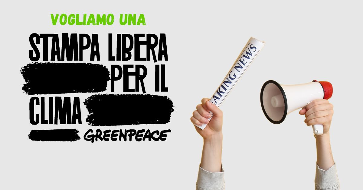 Oggi #3maggio è la giornata mondiale della libertà di stampa e venti giornali e TV della coalizione “Stampa libera per il clima” pubblicano un editoriale congiunto sulla necessità di garantire un’informazione libera e corretta sul #clima in Italia. La coalizione è formata da…