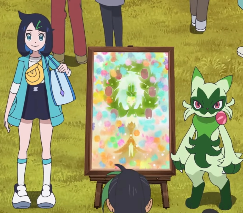 I'm just still shocked by how Liko (She's only ten!) is so talented at drawing, I've been waiting for this the whole episode. Floragato, Hattena and Terapagos helped with decorations all around, but Liko painted Arboliva just amazing! 🤩

#anipoke #PokemonHorizons #Liko #アニポケ