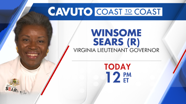 TODAY ON COAST TO COAST: Virginia Lieutenant Governor @WinsomeSears