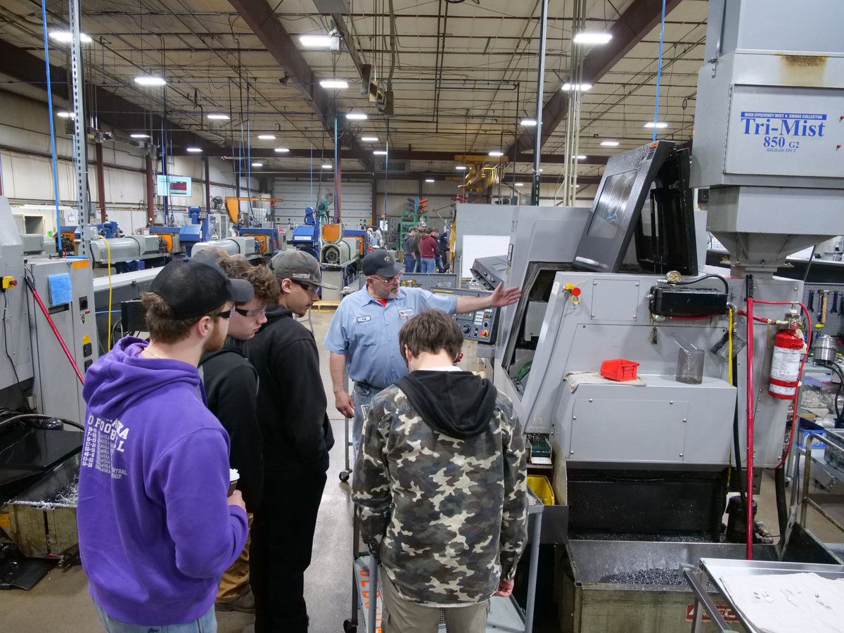 We had the pleasure of giving a tour to the students of Mid-State Technical College last week. Lot's to be seen and learned.  #education #TechnicalEducation