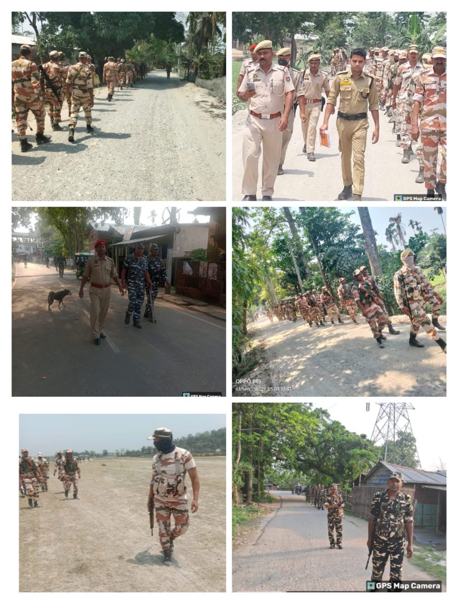 Area Domination conducted effectively in various areas of the district to ensure public security and safety. @CMOfficeAssam @DGPAssamPolice @gpsinghips @HardiSpeaks @assampolice