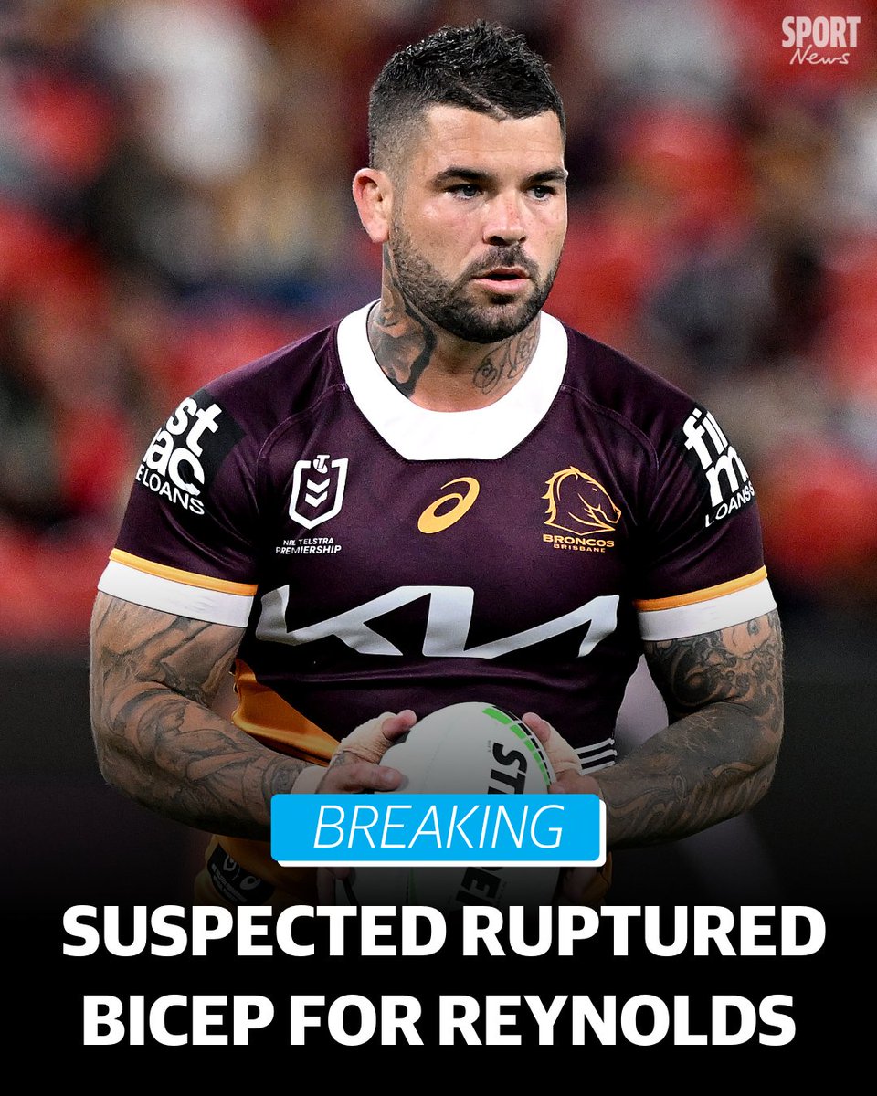 Terrible news for the Broncos with their skipper leaving the field. MORE: bit.ly/44rN7oj
