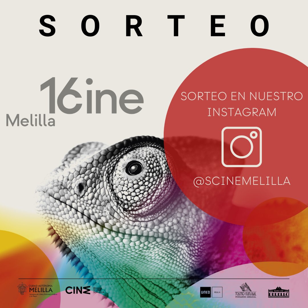 ¡Sorteamos 5 packs de 2 entradas para ver toda la Semana de Cine!

▶ En nuestro Instagram @scinemelilla

#scinemelilla2024 #cine #Melilla #concurso