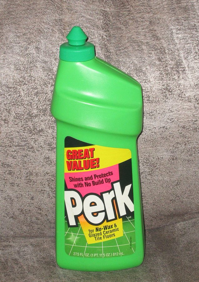 NEW OLD STOCK ~ Vintage PERK Floor Cleaner Polish 27 Oz. Bottle Rare Prop Movie 1980s 90s ebay.com/itm/2964077328…… #eBay via @eBay #HOME #Advertising #Kitchen #Cleaning #1980s #80sculture #1990s #90s #Vintage #collectible #oldAds #movieprop #props