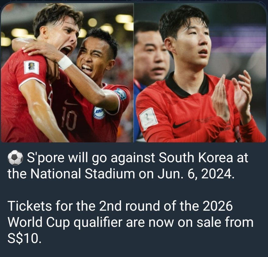 Bet most people gonna get the home team (SG) tickets but then they support SK team😂