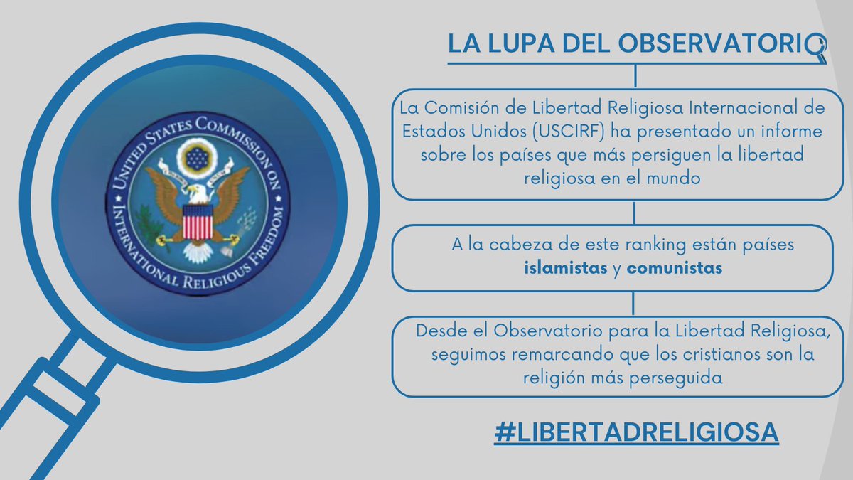 Los países islamistas y comunistas, los que más persiguen la #LibertadReligiosa #CristianosPerseguidos #RespetaMiFe