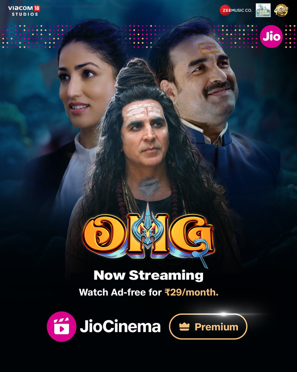 जो हर कहीं बसते हैं - हर हर महादेव 🔱
Stream #OMG2 on @JioCinema

@akshaykumar @TripathiiPankaj  @raiamitbabulal #JyotiDeshpande @AndhareAjit @VipulDShahOpti @ashwinvarde @bahlrajesh #DrChandraprakashDwivedi @vbfilmwala @HemalAThakkar @yoswaroop #CapeOfGoodFilms @Viacom18Studios…