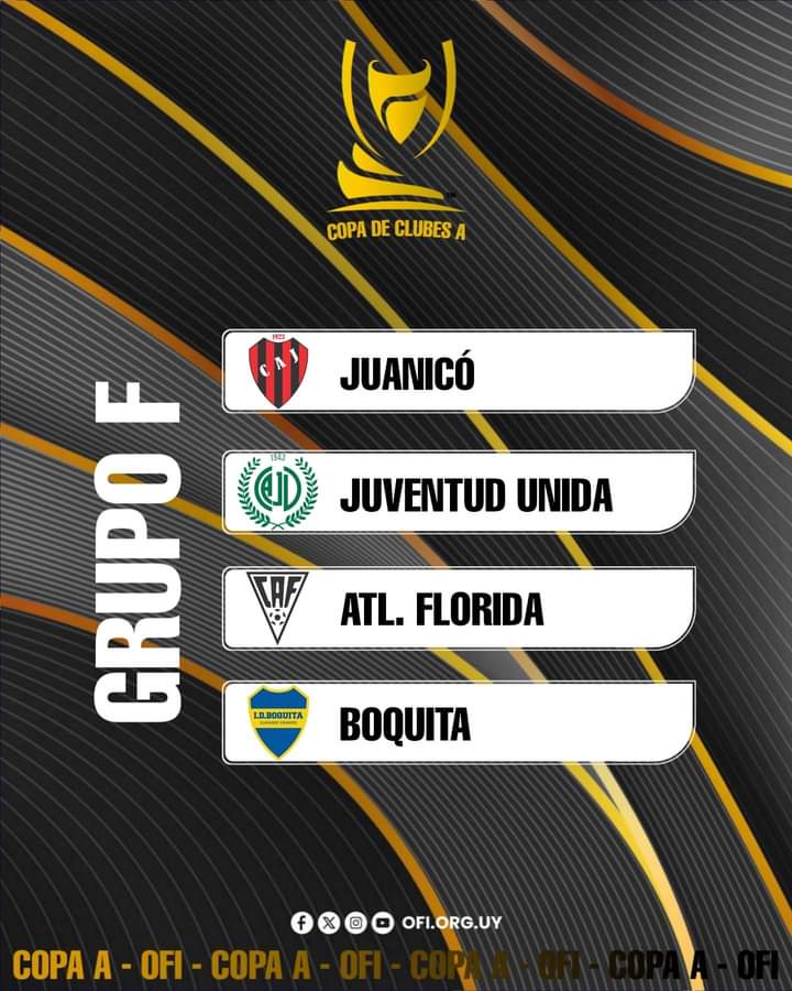 #CopaNacionalDeClubes 

🏆✨Estos son los cuatro equipos de la 𝐒𝐄𝐑𝐈𝐄 𝐅 de la  𝐂𝐎𝐏𝐀 𝐍𝐀𝐂𝐈𝐎𝐍𝐀𝐋 𝐃𝐄 𝐂𝐋𝐔𝐁𝐄𝐒 𝟐𝟎𝟐𝟒 Divisional 🅰️

#SomosElInterior 
#LaMayorRedDeportivadelPaís #futbolsudamericanooficial @futbol_sudamericano21