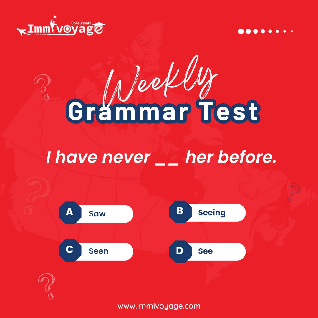 Which is the right option? 🧐 Comment below ✍️ #englishlearn #india #immigrationservice #immivoyage #AbroadStudy #englishgramar #AbroadStudy #IELTS